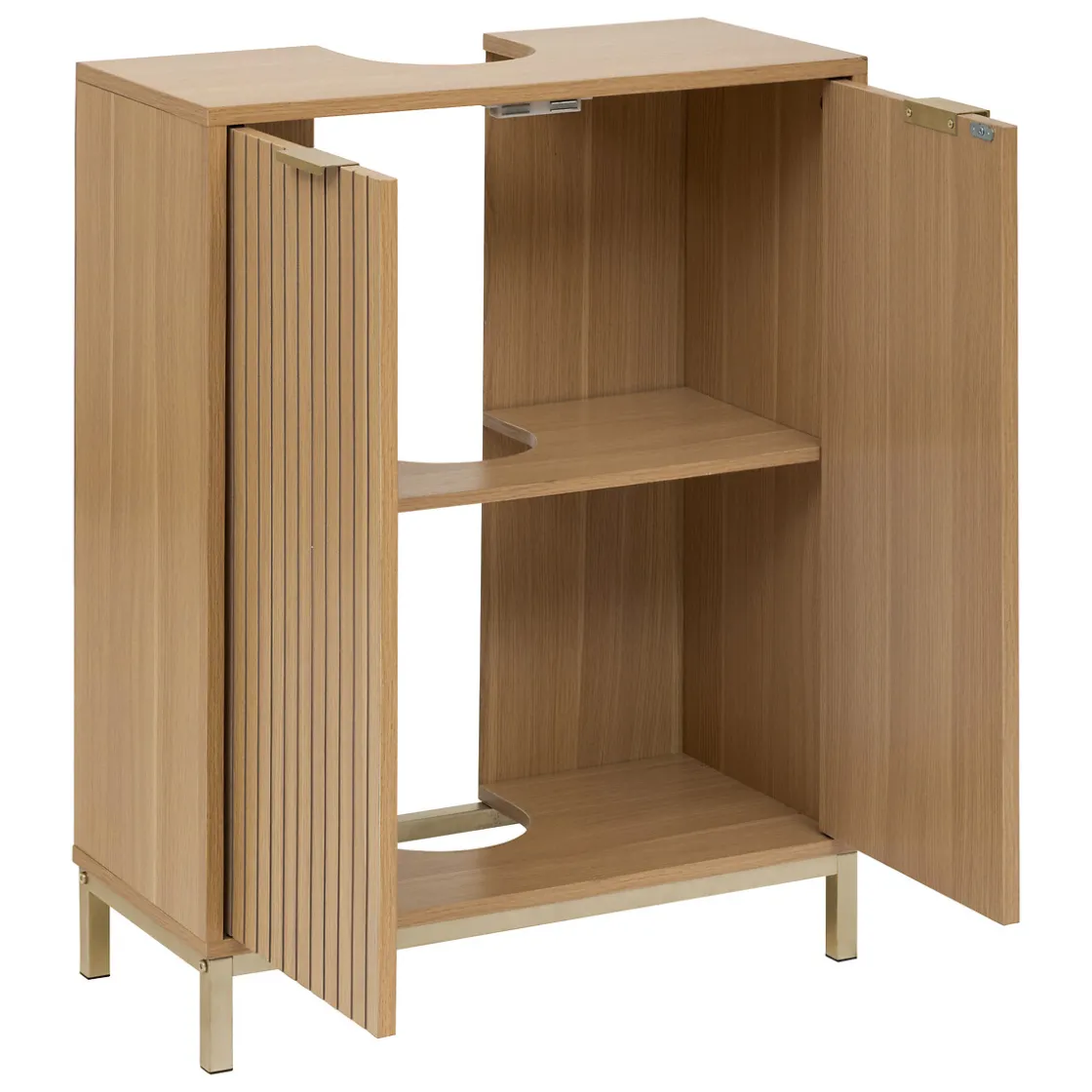 5five Muebles Y Carros De Apoyo>Mueble para lavabo TASSO Beige de MDF