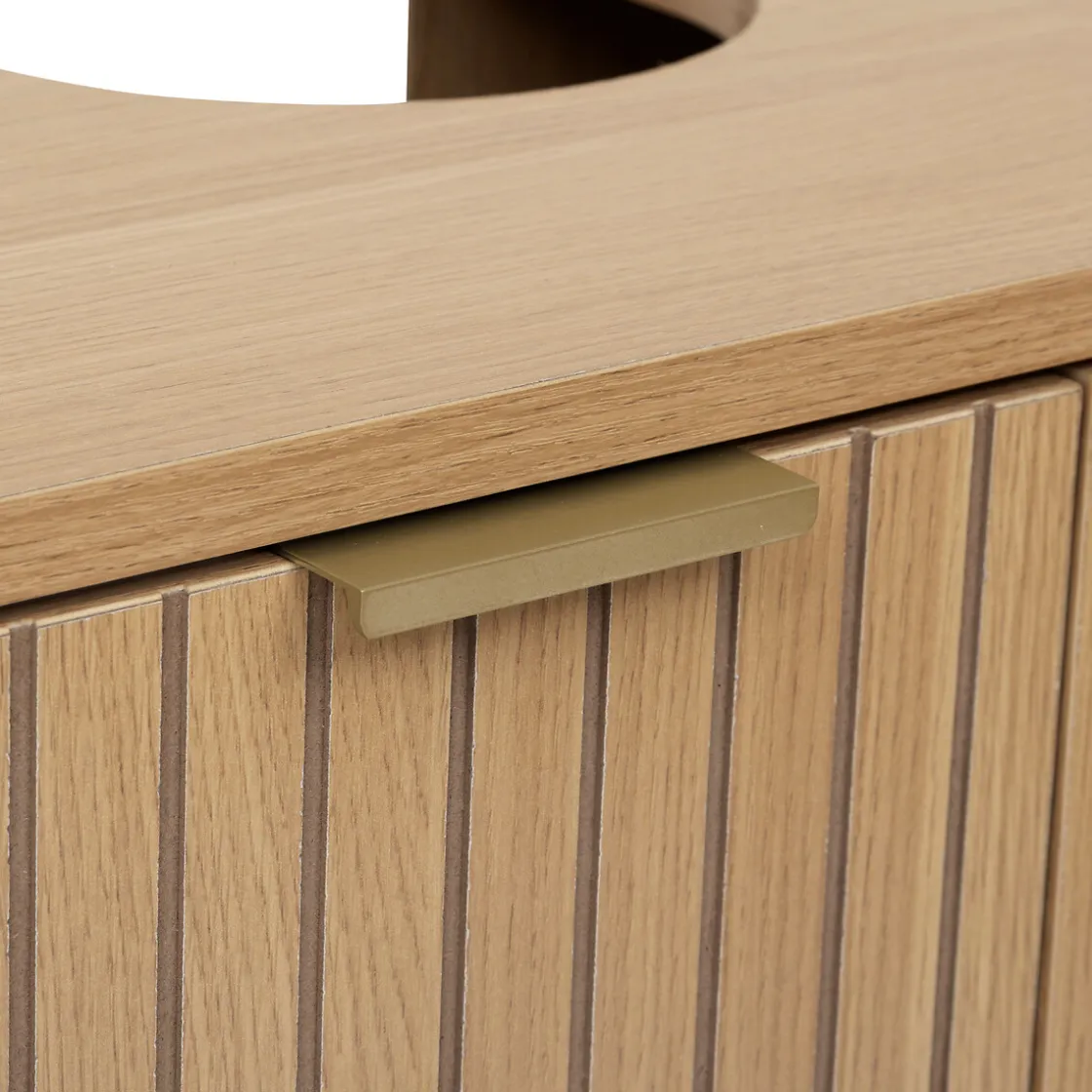 5five Muebles Y Carros De Apoyo>Mueble para lavabo TASSO Beige de MDF