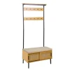 Muebles Y Carros De Apoyo>Mueble recibidor con zapatero y banco