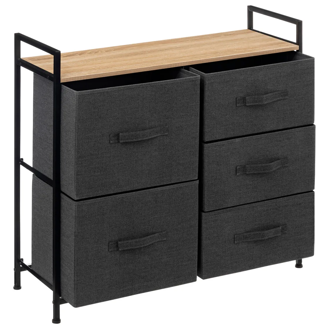 Armarios, Estantes Y Estanterías.>Mueble TISSA gris oscuro 77cm