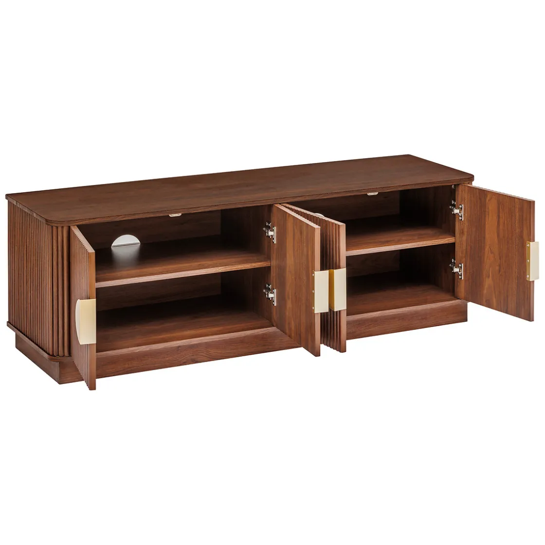 atmosphera Muebles Y Carros De Apoyo>Mueble TV WANY marrón oscuro