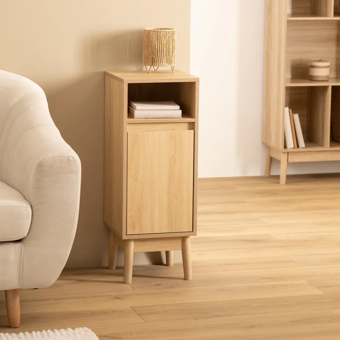 5five Muebles Con Lavabo Y Auxiliares>Mueble wc ABANA beige 80x30cm