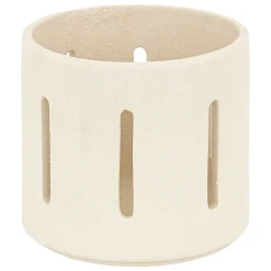 atmosphera Portavelas Y Candelabros>Nuna Portavelas De Cerámica Blanco