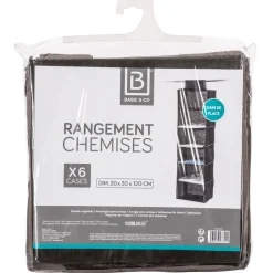 basics Cajas De Almacenamiento Y Organizadores>Organizador Armario Colgante C/6 Comp.