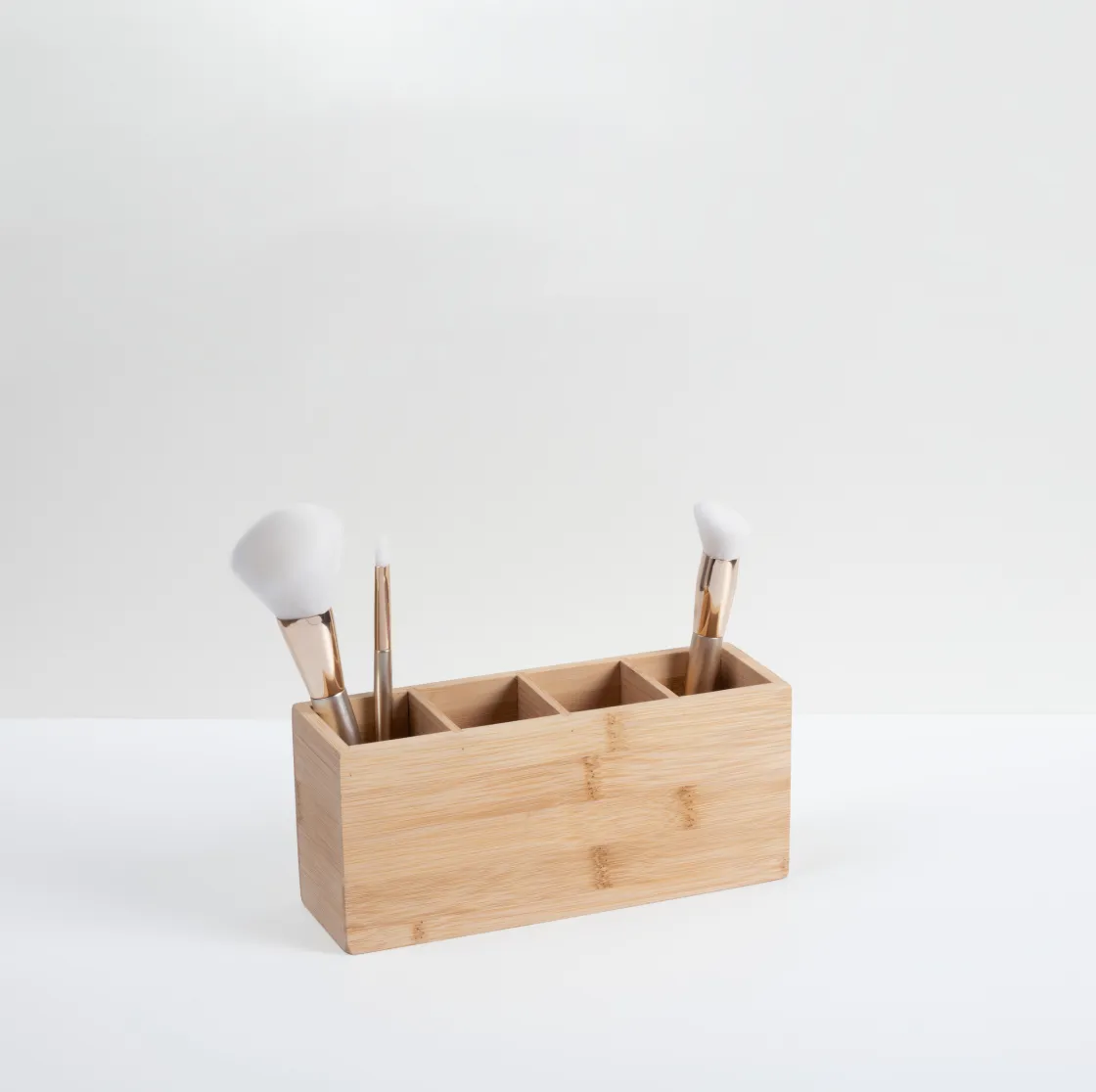 5five Accesorios De Lavabo>Organizador P/Baño De Bambú 22x7x9.8Cm