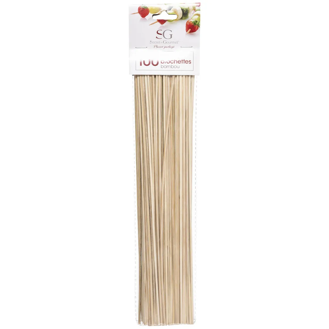 secret d'gourmet Barbacoas>Palillos P/Barbacoa De Madera X100