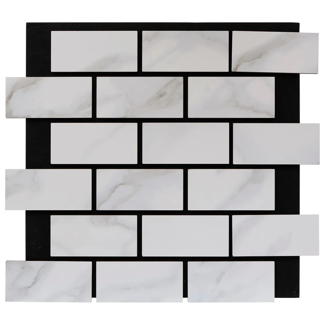 atmosphera Lienzos Y Cuadros Decorativos>Panel decorativo efecto mármol CLINT gris 61x69cm