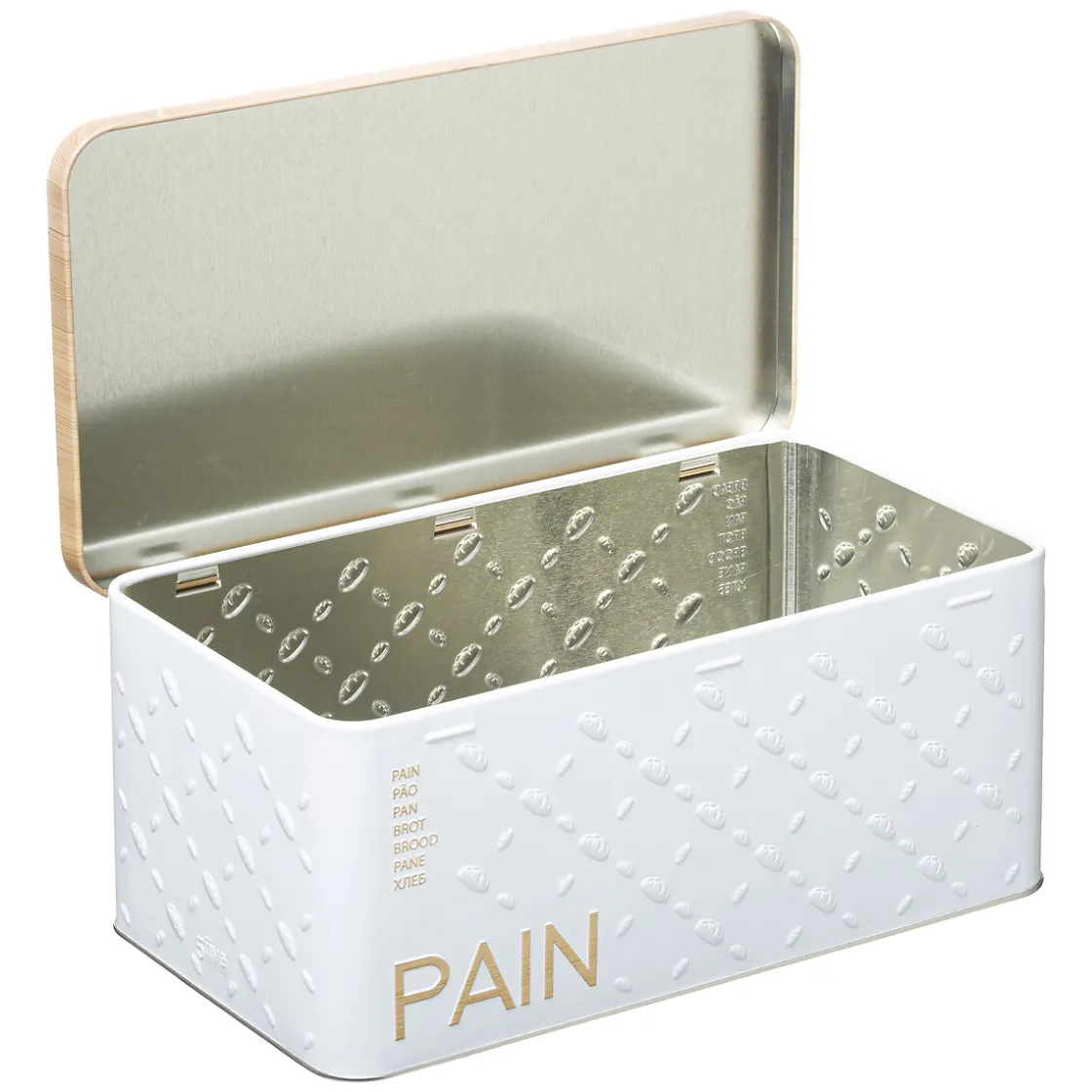 5five Cajas Y Frascos>Panera Metálica
