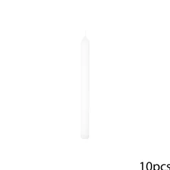 atmosphera Velas>Paquete 10 Velas Blancas 25cm