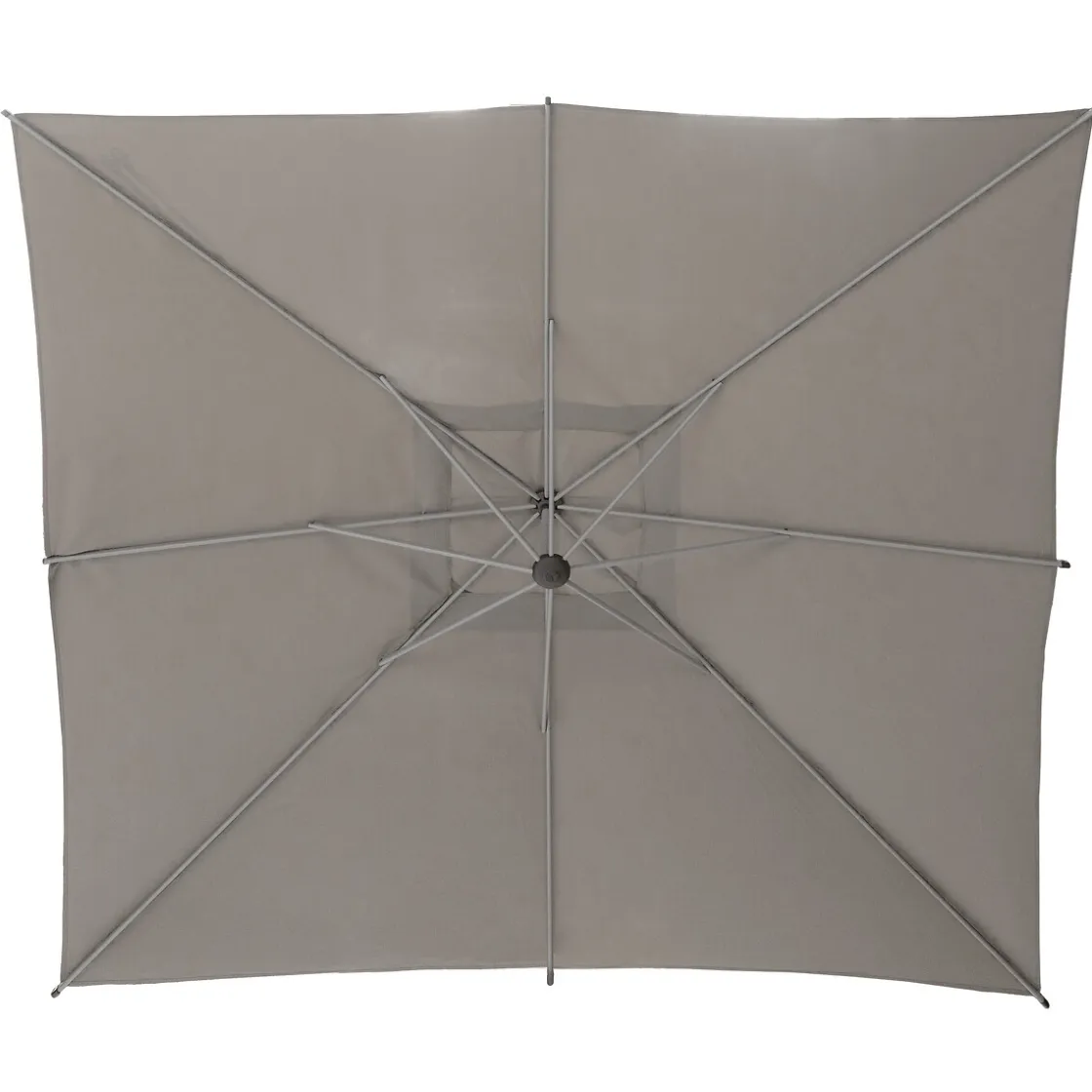 hespéride Parasol Y Bases>Parasol excéntrico MANOA gris 2.5x2.5m