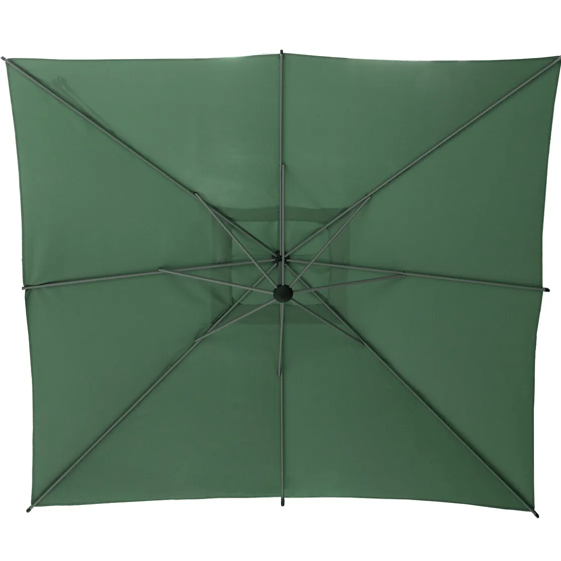 hespéride Parasol Y Bases>Parasol excéntrico MANOA verde oliva 2.5x2.5m