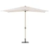 hespéride Parasol Y Bases>Parasol LOOMPA argile blé 2x3m