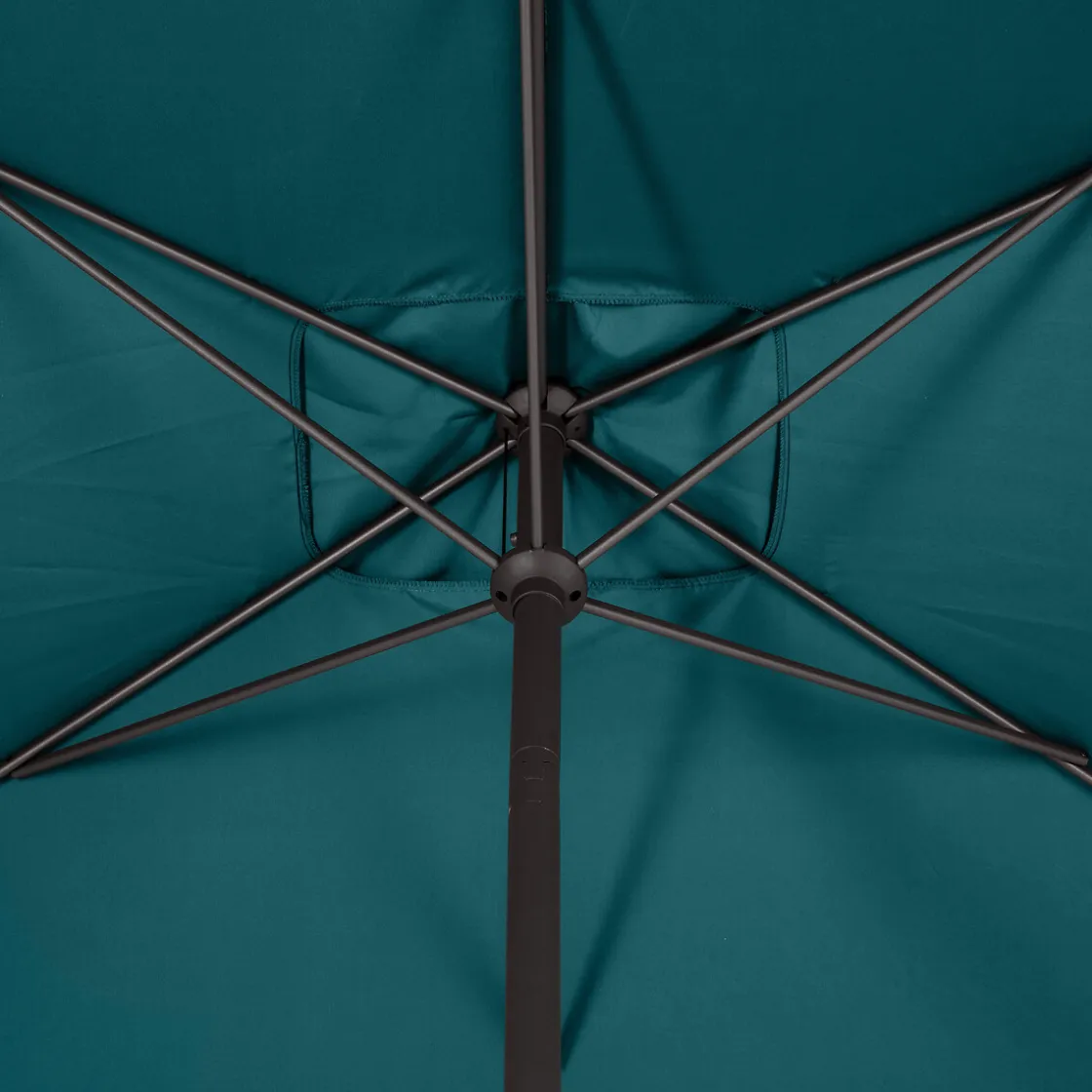 hespéride Parasol Y Bases>Parasol LOOMPA azul canard 2x3m