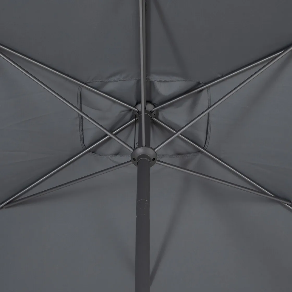 hespéride Parasol Y Bases>Parasol LOOMPA gris ardosia 2x3m