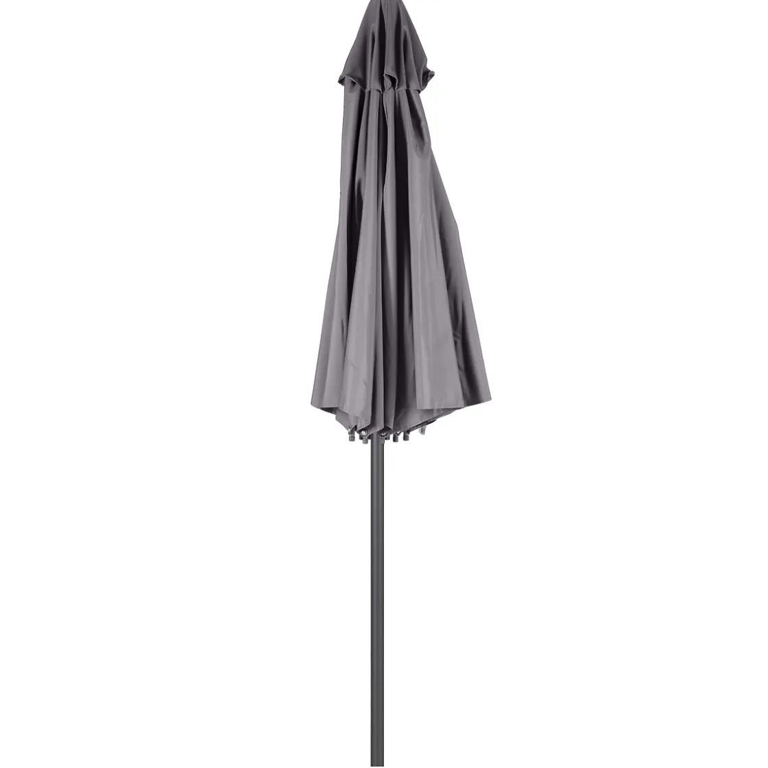 hespéride Parasol Y Bases>Parasol LOOMPA gris ardósia 3m