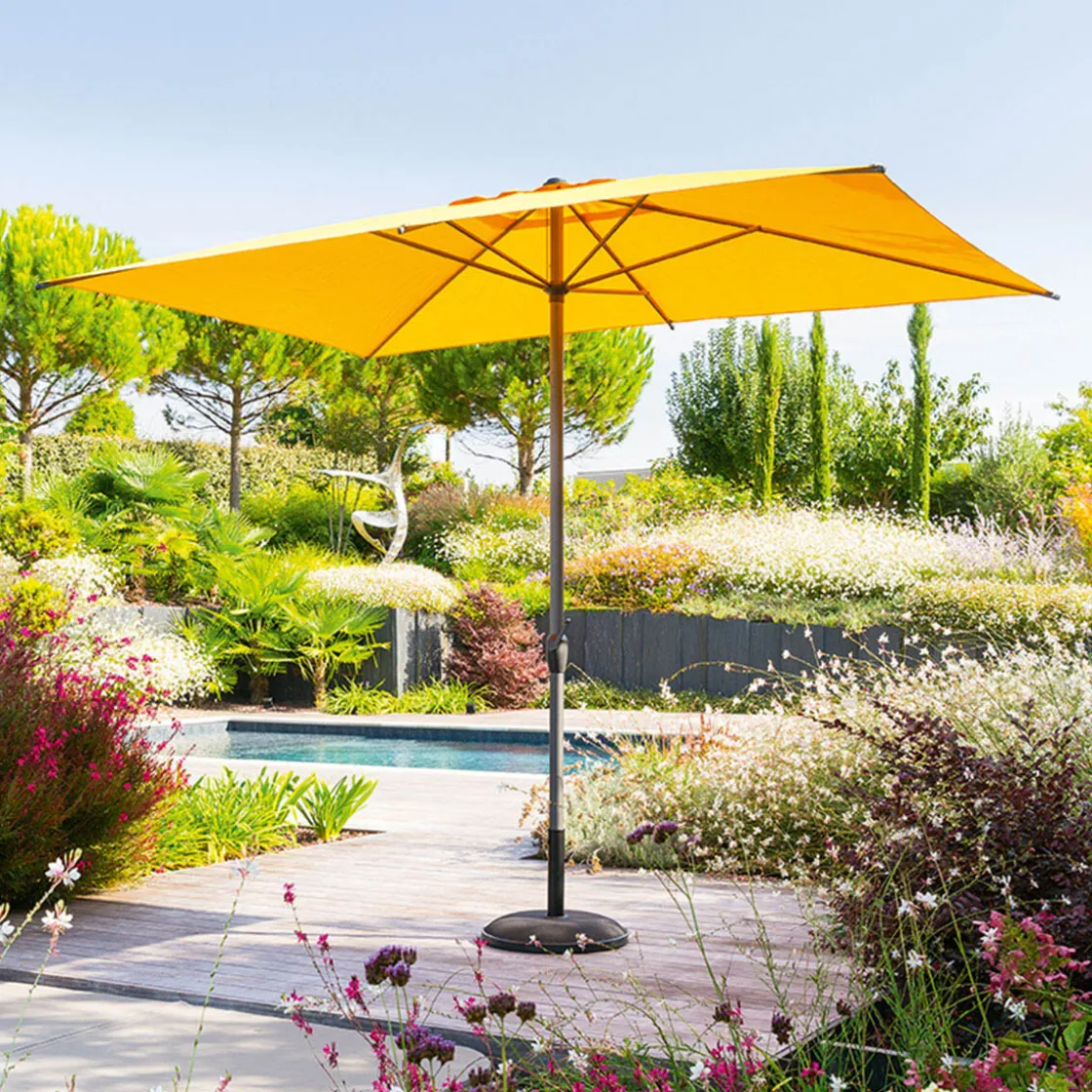 hespéride Parasol Y Bases>Parasol LOOMPA mostaza 2x3m