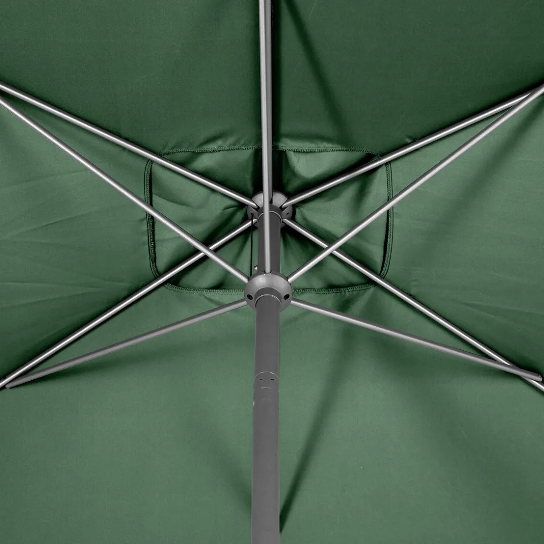 hespéride Parasol Y Bases>Parasol LOOMPA verde oliva 2x3m