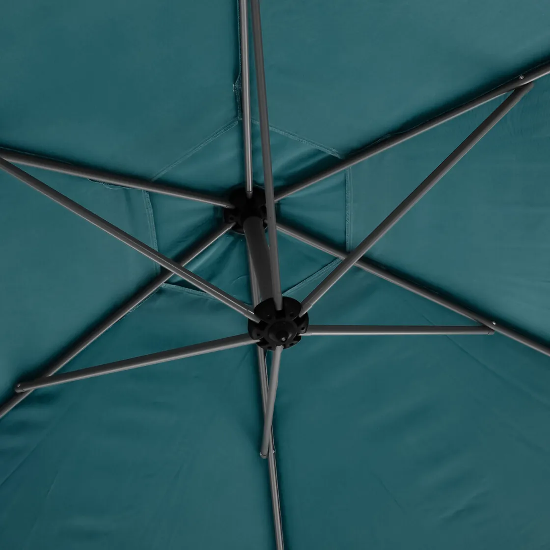 hespéride Parasol Y Bases>Parasol MANOA excéntrico azul canard 3m