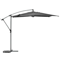 hespéride Parasol Y Bases>Parasol MANOA excéntrico gris ardósia 3m