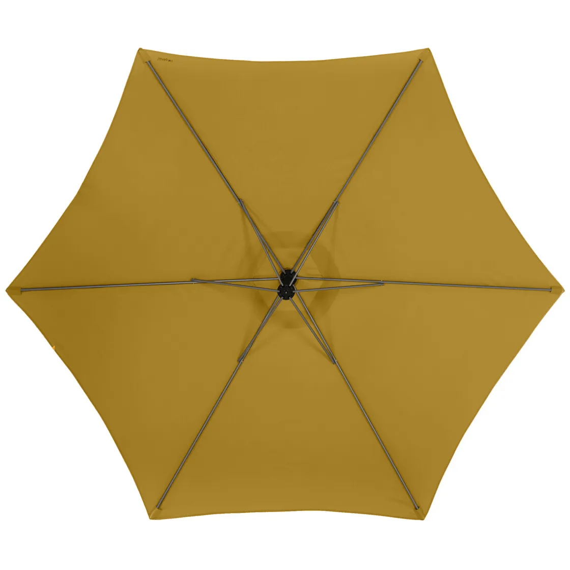 hespéride Parasol Y Bases>Parasol MANOA excéntrico mostaza 3m