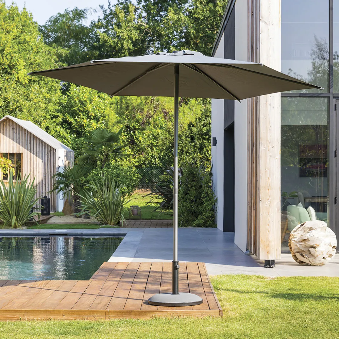 hespéride Parasol Y Bases>Parasol redondo SOYA gris ardósia 2.7m