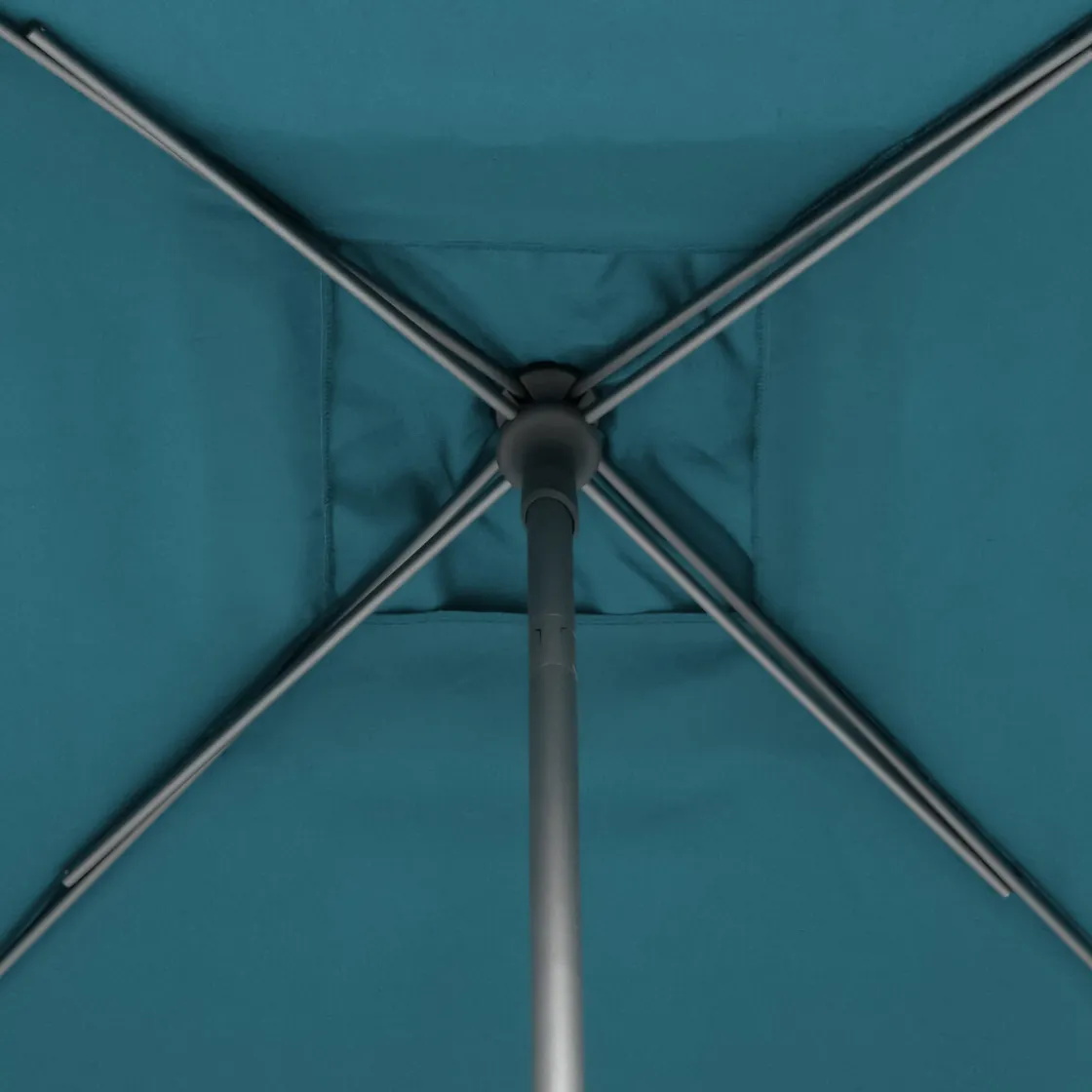hespéride Parasol Y Bases>Parasol SOYA azul canard 2.5x2.5m
