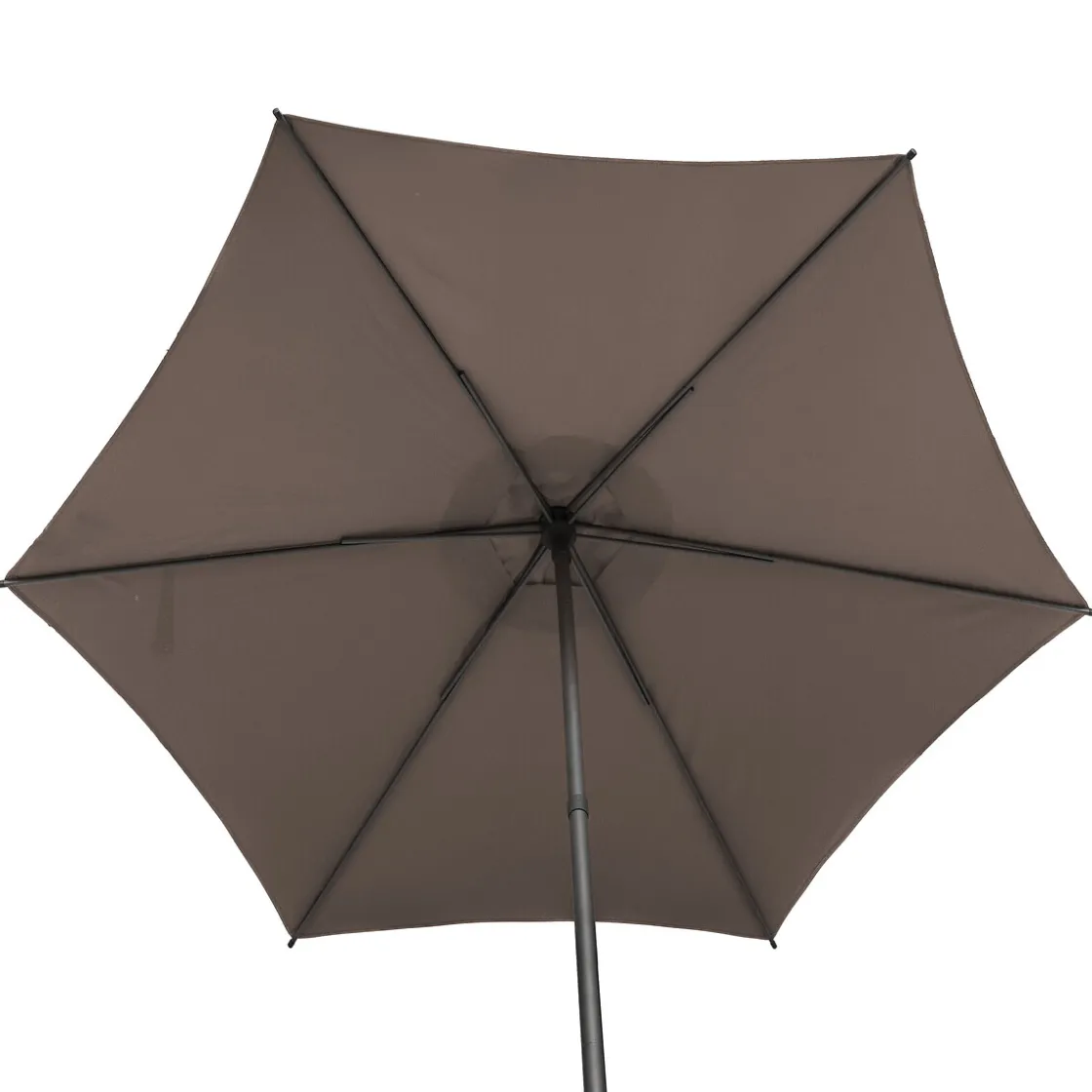 hespéride Parasol Y Bases>Parasol SOYA gris pardo 2.7m