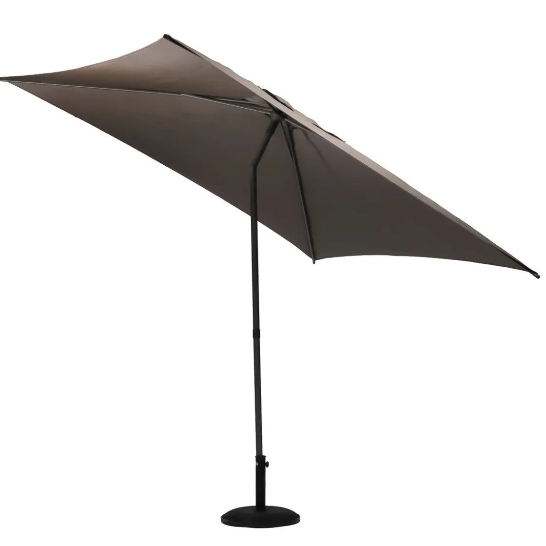 hespéride Parasol Y Bases>Parasol SOYA gris pardo 2.5x2.5m