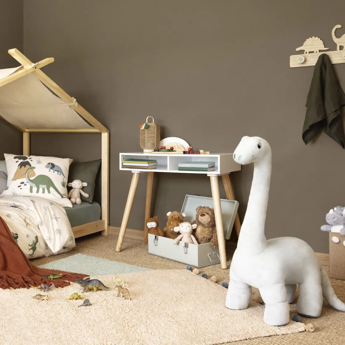atmosphera4kids Accesorios Decorativos>Peluche Dino Azul Claro 65x28x90Cm