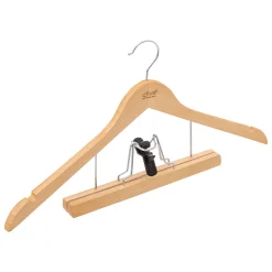 Perchas Y Travesaños>Percha de madera para trajes
