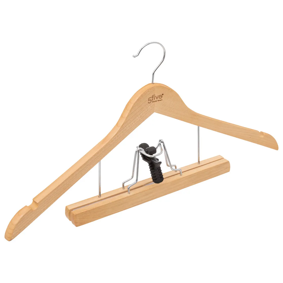 Perchas Y Travesaños>Percha de madera para trajes