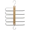 5five Perchas Y Travesaños>Percha De Metal/Madera P/5 Pantalones