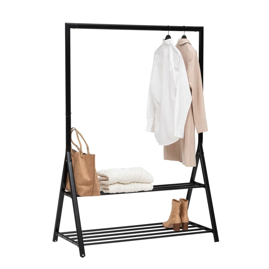 Soportes>Perchero Con 2 Baldas Athena