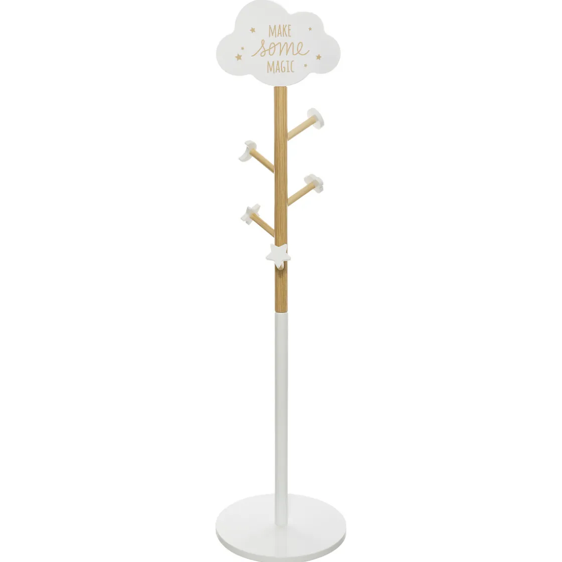 atmosphera4kids Almacenamiento>Perchero de pie NUBE blanco con 5 ganchos