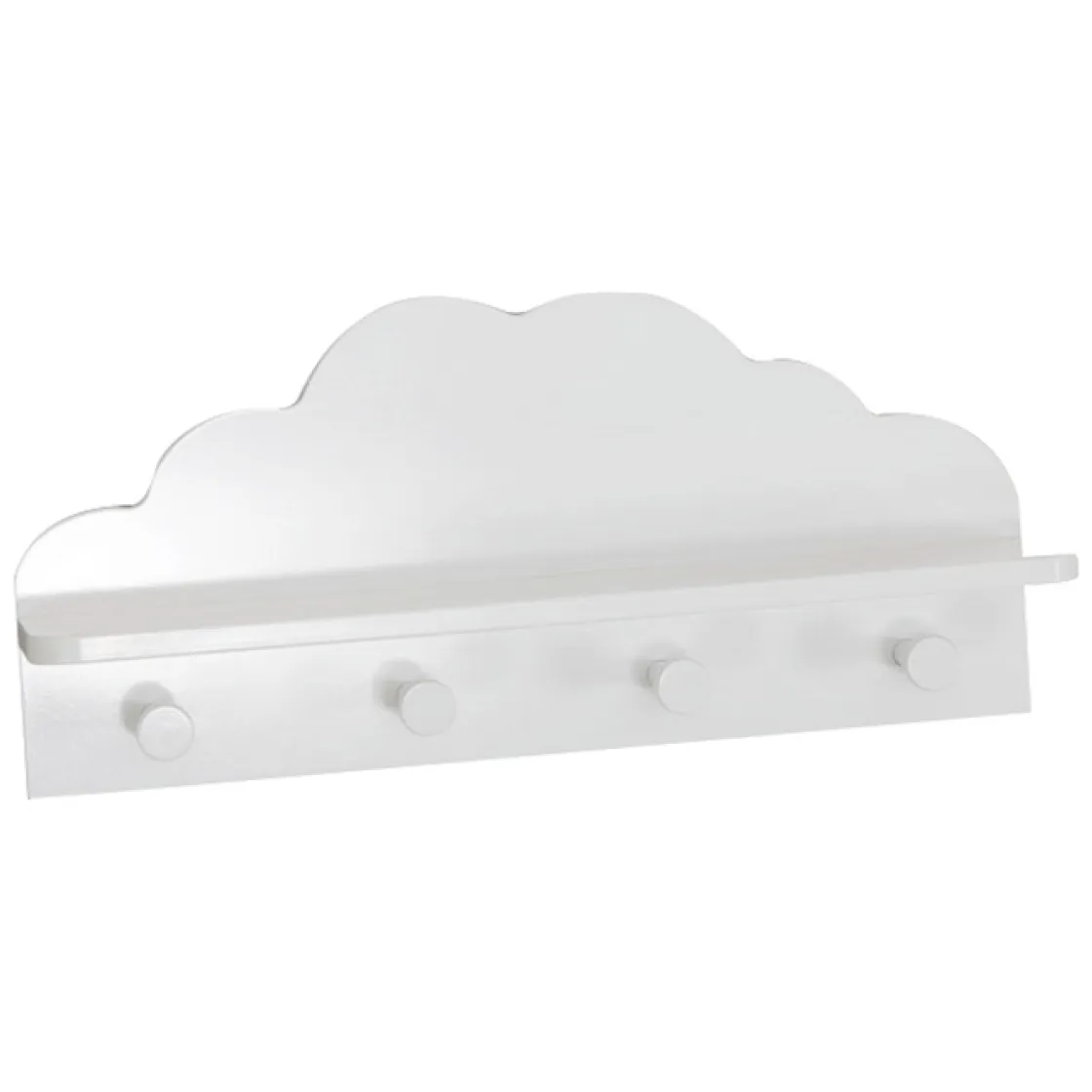 atmosphera4kids Almacenamiento>Perchero Nube Blanco 48x22x12Cm