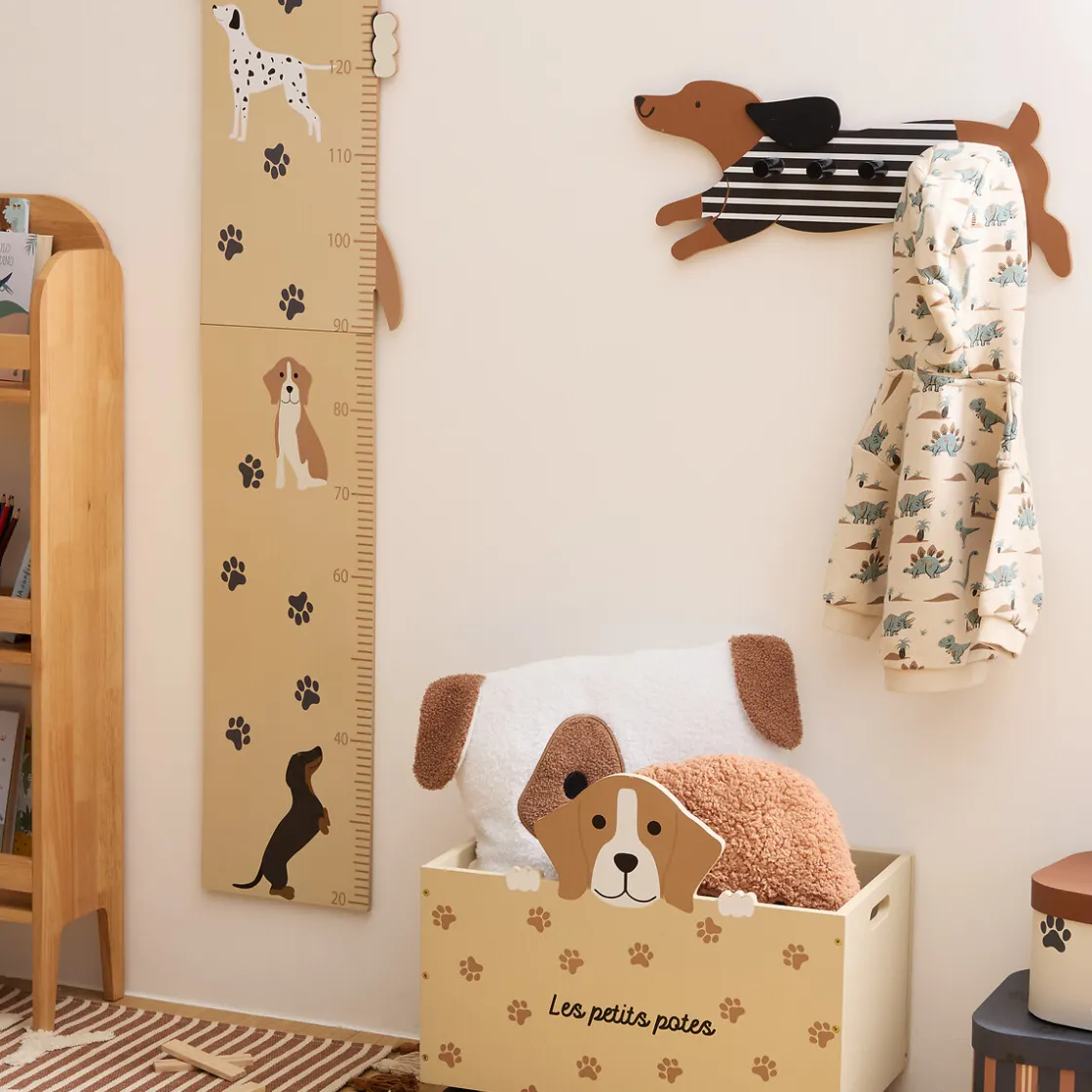 atmosphera4kids Almacenamiento>Perchero perro mdf con 5 ganchos