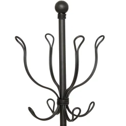 atmosphera Perchas Y Travesaños>Perchero REMO negro de metal 170cm