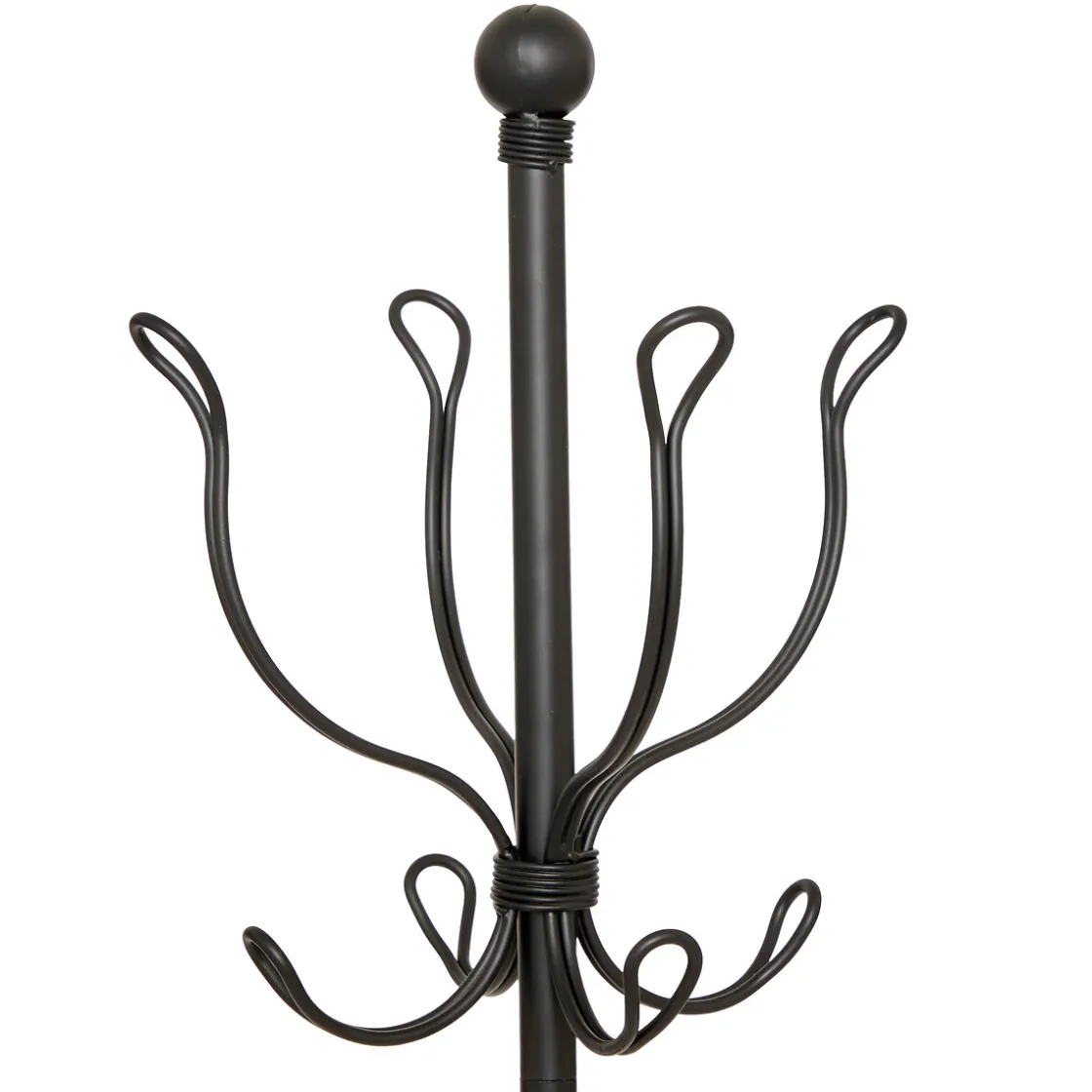 atmosphera Perchas Y Travesaños>Perchero REMO negro de metal 170cm
