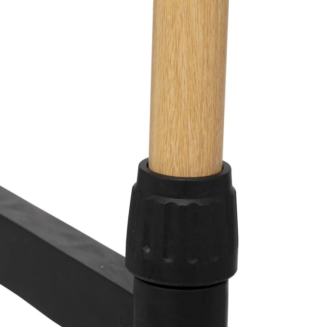 Soportes>Perchero WOODY de metal blanco y negro