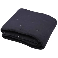 Edredones Y Colchas>Pie De Cama Azul Oscuro 130x180cm
