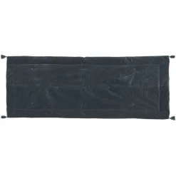 atmosphera Edredones Y Colchas>Pie de cama MIDNIGHT terciopelo gris 70x180cm