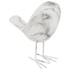 atmosphera Accesorios|Estilo Contemporaneo>Pájaro decorativo OLEN blanco 19cm