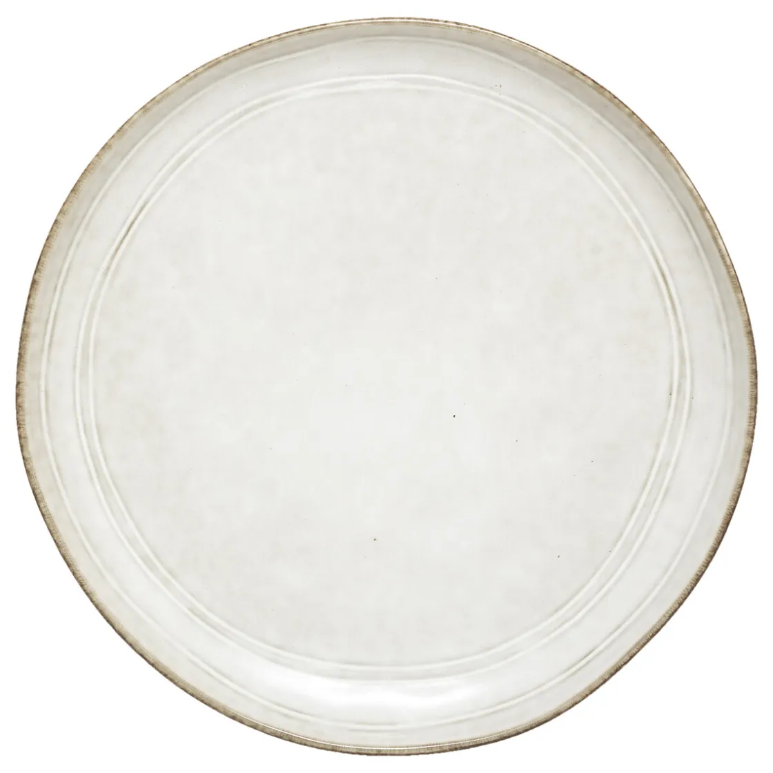secret d'gourmet Platos>Plato de postre FLOWER gris 22cm