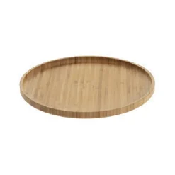 secret d'gourmet Degustación>Plato de postre natural de bambú 19.5cm