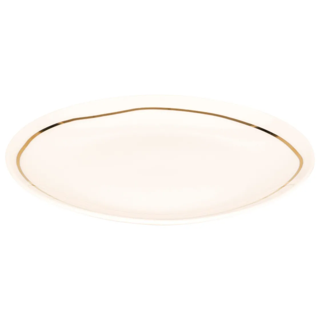 atmosphera Platos>Plato de postre SELENA blanco de porcelana 18cm