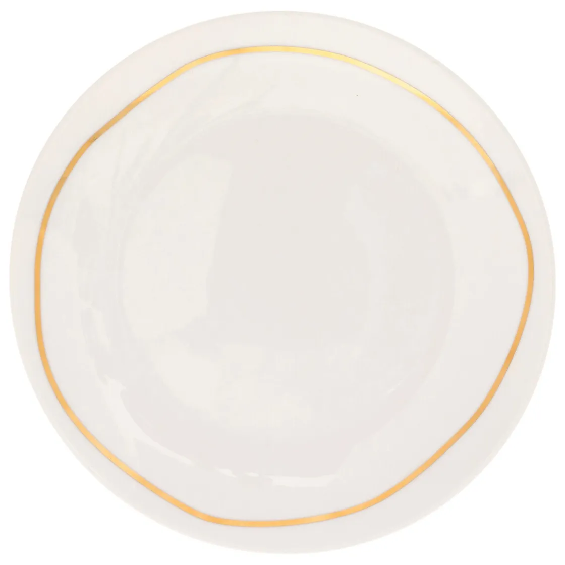 atmosphera Platos>Plato de postre SELENA blanco de porcelana 18cm
