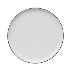 Platos>Plato De Postre Sublima Gris Claro De Porcelana