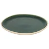 atmosphera Platos>Plato de postre WONJA verde de cerámica 21cm