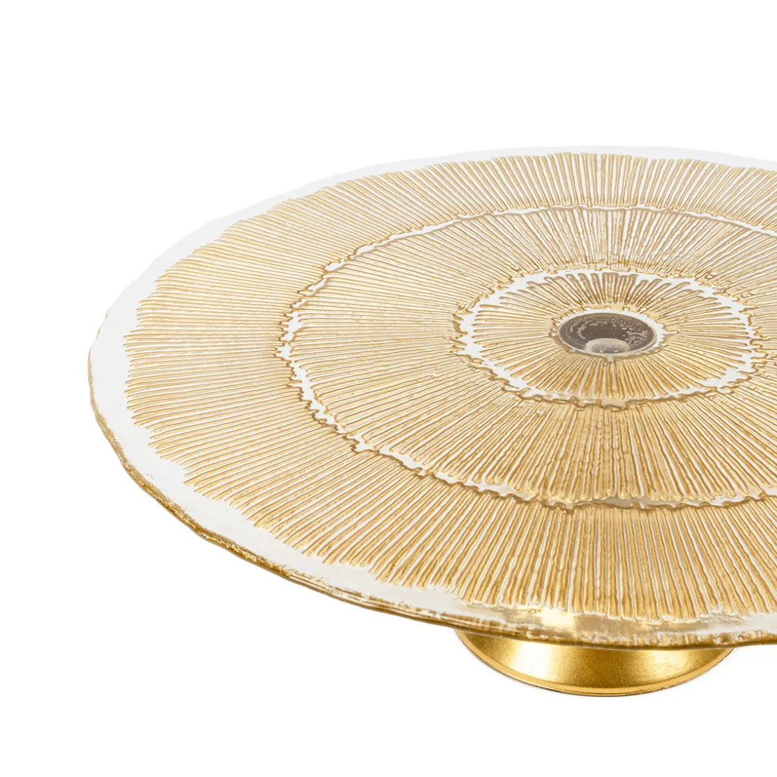 Platos Para Tartas, Tartas Y Bombones>Plato De Tarta Con Pie Ixxir De Vidrio 33Cm