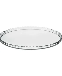 Platos Para Tartas, Tartas Y Bombones>Plato De Tarta De Vidrio 32.8x32.7x2.1Cm